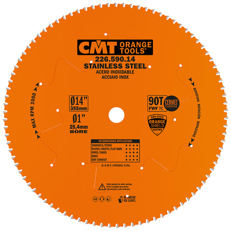 CMT Orange Tools 226.572.10M Industrial circular saw blades for Stainless Steel Industrial Industrial Tools Industrial circular saw blades Woodworking Tools and accessories Ireland Maginn Machinery 06