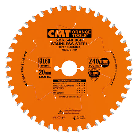 CMT Orange Tools 226.572.10M Industrial circular saw blades for Stainless Steel Industrial Industrial Tools Industrial circular saw blades Woodworking Tools and accessories Ireland Maginn Machinery 08