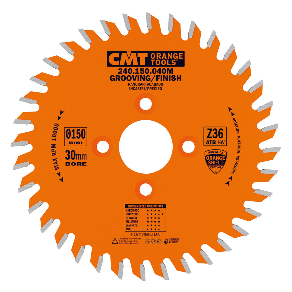 CMT Orange Tools 240.150.050M Industrial grooving/finish circular saw blades Industrial Industrial Tools Industrial circular saw blades Woodworking Tools and accessories Ireland Maginn Machinery 05