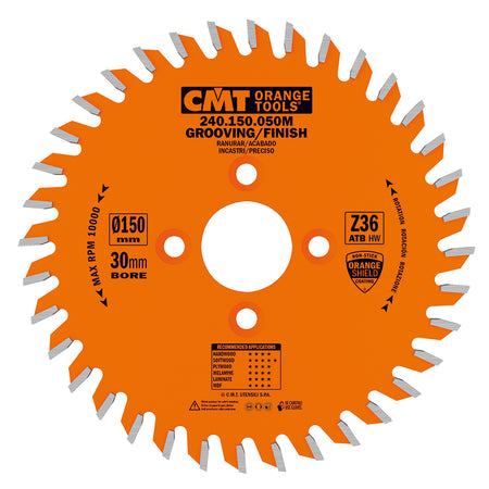 CMT Orange Tools 240.150.050M Industrial grooving/finish circular saw blades Industrial Industrial Tools Industrial circular saw blades Woodworking Tools and accessories Ireland Maginn Machinery 06