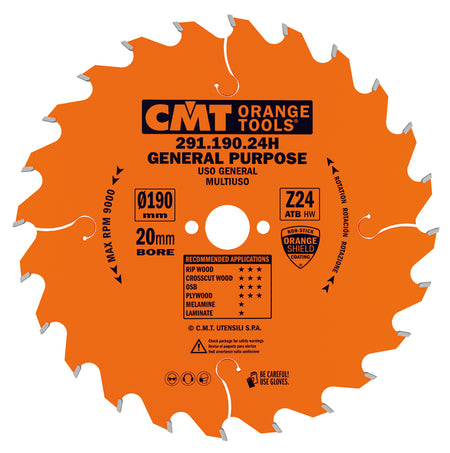 CMT Orange Tools 291.180.24H Crosscut circular saw blades Industrial Industrial Tools Industrial circular saw blades Woodworking Tools and accessories Ireland Maginn Machinery 05