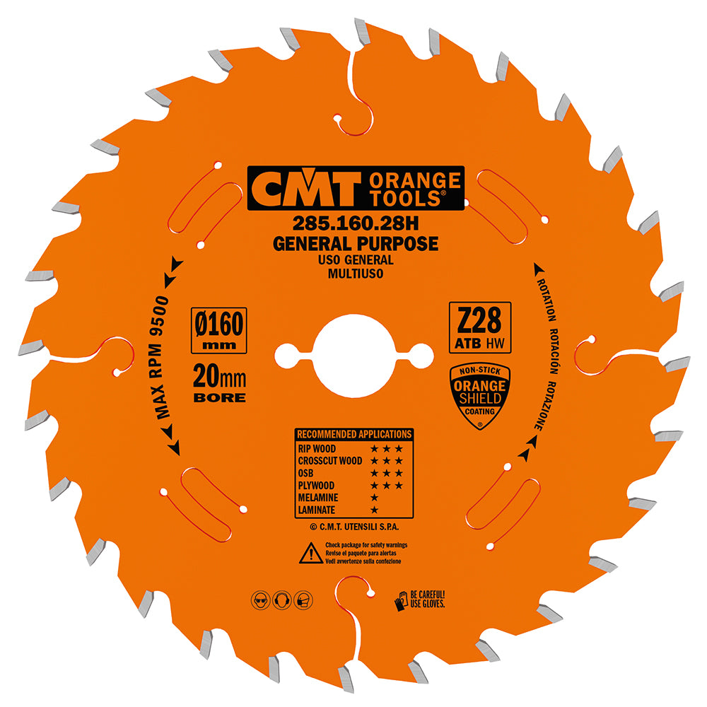 CMT Orange Tools 285.036.08M Crosscut circular saw blades Industrial Industrial Tools Industrial circular saw blades Woodworking Tools and accessories Ireland Maginn Machinery 03