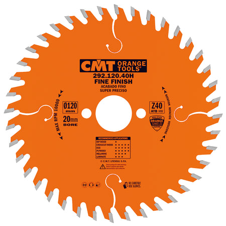 CMT Orange Tools 285.064.08M Fine cut-off circular saw blades Industrial Industrial Tools Industrial circular saw blades Woodworking Tools and accessories Ireland Maginn Machinery 05