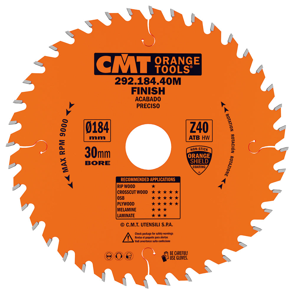 CMT Orange Tools 292.210.64M Fine cut-off circular saw blades Industrial Industrial Tools Industrial circular saw blades Woodworking Tools and accessories Ireland Maginn Machinery 07