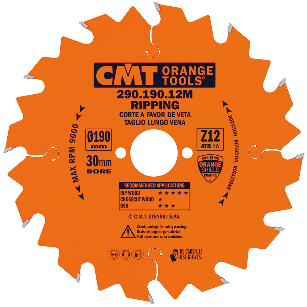 CMT Orange Tools 290.216.24M Rip circular saw blades, for portable machines Industrial Industrial Tools Industrial circular saw blades Woodworking Tools and accessories Ireland Maginn Machinery 02