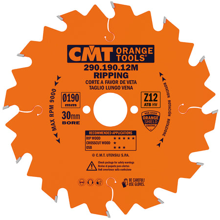 CMT Orange Tools 290.216.24M Rip circular saw blades, for portable machines Industrial Industrial Tools Industrial circular saw blades Woodworking Tools and accessories Ireland Maginn Machinery 02