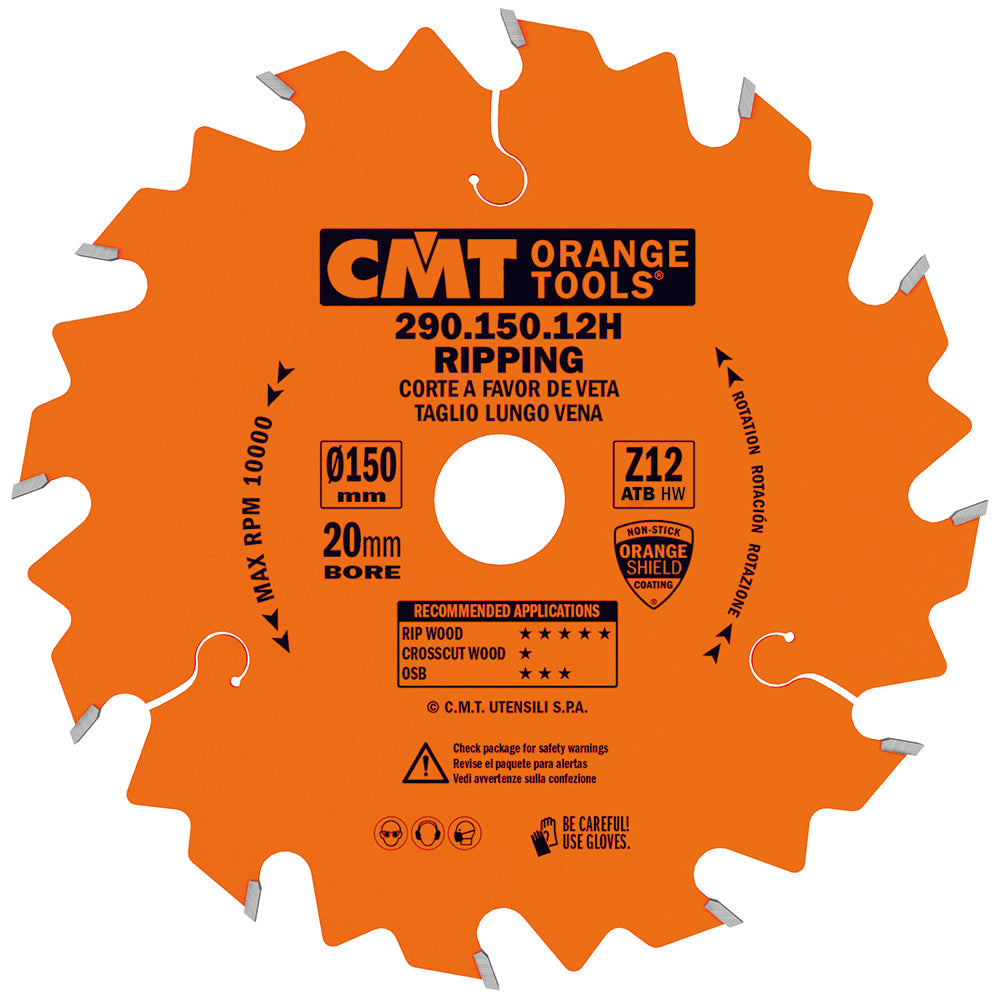 CMT Orange Tools 290.270.28M Rip circular saw blades, for portable machines Industrial Industrial Tools Industrial circular saw blades Woodworking Tools and accessories Ireland Maginn Machinery 03