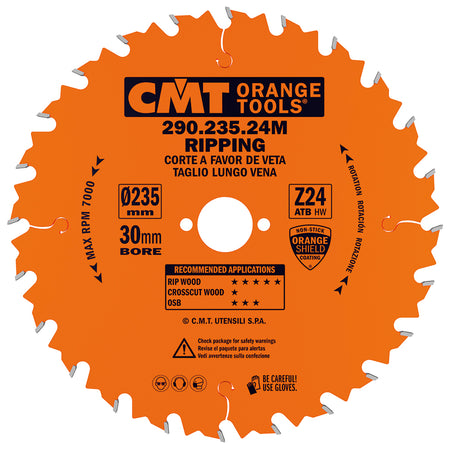 CMT Orange Tools 290.216.24M Rip circular saw blades, for portable machines Industrial Industrial Tools Industrial circular saw blades Woodworking Tools and accessories Ireland Maginn Machinery 04