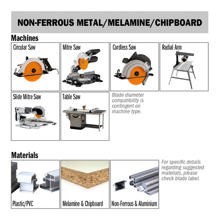 CMT Orange Tools 276.168.52H ITK-Plus® Non-Ferrous Metal & Composite Decking - THIN KERF Hardware Hardware Tools Industrial circular saw blades Woodworking Tools and accessories Ireland Maginn Machinery 04