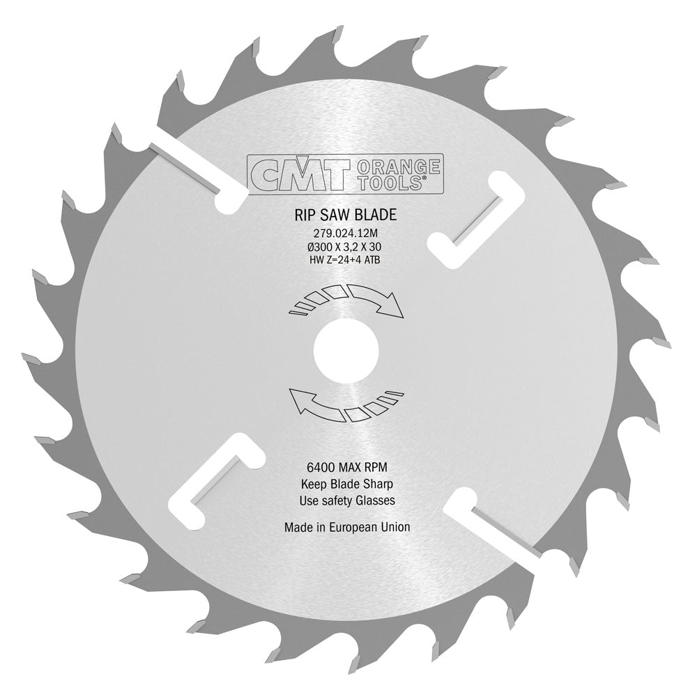 CMT Orange Tools 279.024.12W Multi-Rip with Rakers Industrial Industrial Tools Industrial circular saw blades Woodworking Tools and accessories Ireland Maginn Machinery