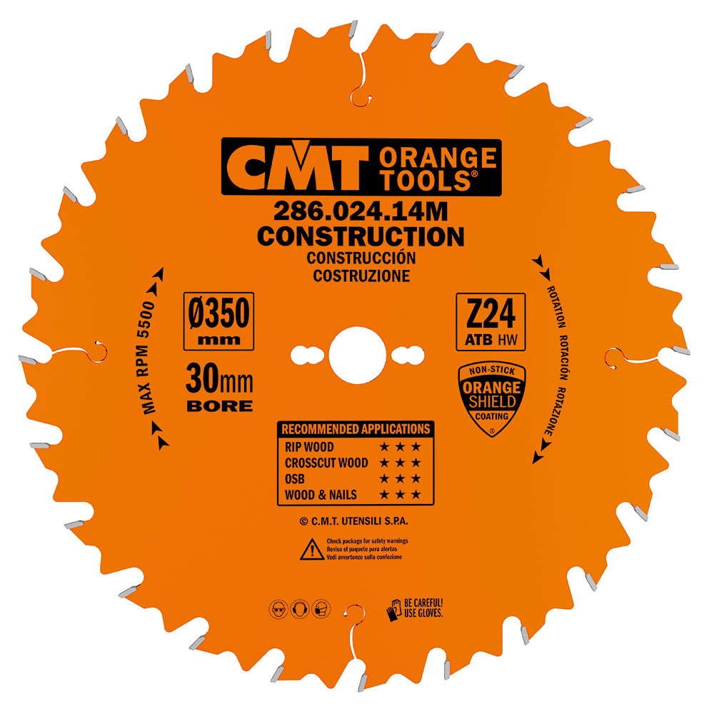 CMT Orange Tools 286.020.12M On-site Job Construction Industrial Industrial Tools Industrial circular saw blades Woodworking Tools and accessories Ireland Maginn Machinery 05