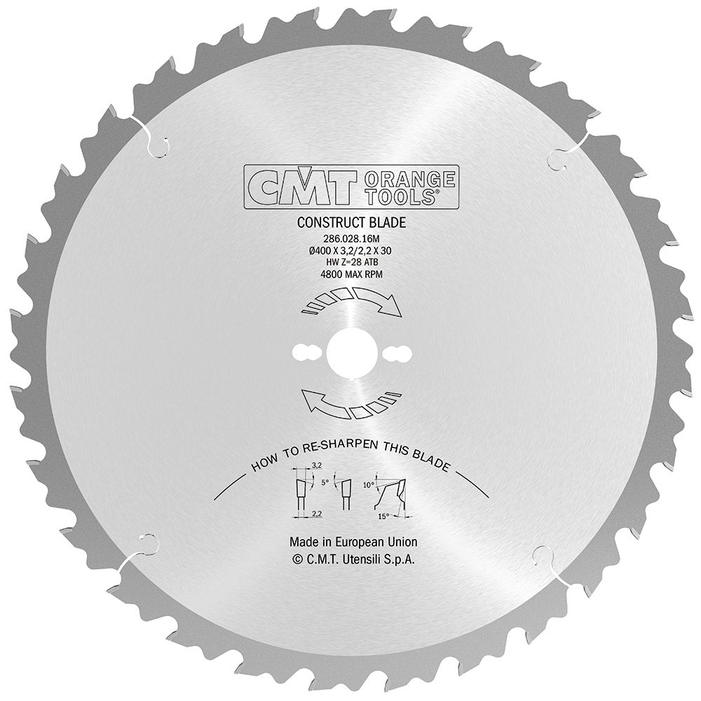 CMT Orange Tools 286.032.18M On-site Job Construction Industrial Industrial Tools Industrial circular saw blades Woodworking Tools and accessories Ireland Maginn Machinery 06