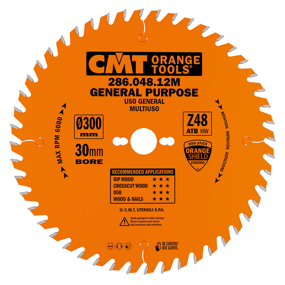 CMT Orange Tools 286.020.12M On-site Job Construction Industrial Industrial Tools Industrial circular saw blades Woodworking Tools and accessories Ireland Maginn Machinery 11