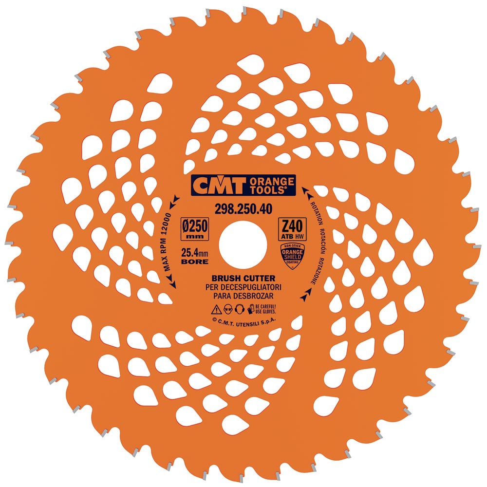 CMT Orange Tools 298.250.20 Garden Trimmer Saw Blades Industrial Industrial Tools Industrial circular saw blades Woodworking Tools and accessories Ireland Maginn Machinery 03