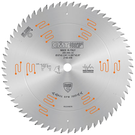 CMT Orange Tools 285.660.10M Industrial chrome coated circular saw blades Industrial Industrial Tools Industrial circular saw blades Woodworking Tools and accessories Ireland Maginn Machinery 06