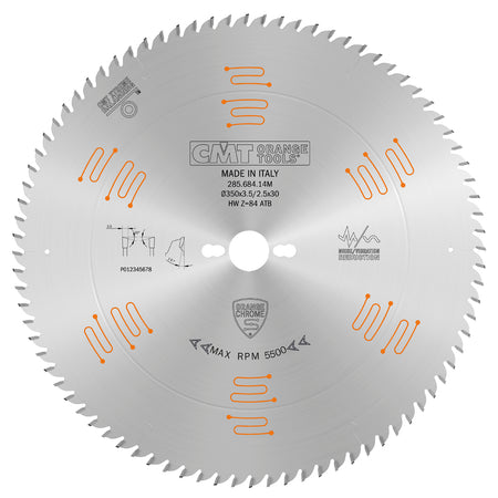 CMT Orange Tools 285.696.16M Industrial chrome coated circular saw blades Industrial Industrial Tools Industrial circular saw blades Woodworking Tools and accessories Ireland Maginn Machinery 07