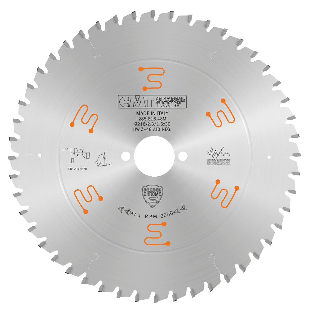 CMT Orange Tools 285.660.10M Industrial chrome coated circular saw blades Industrial Industrial Tools Industrial circular saw blades Woodworking Tools and accessories Ireland Maginn Machinery 09