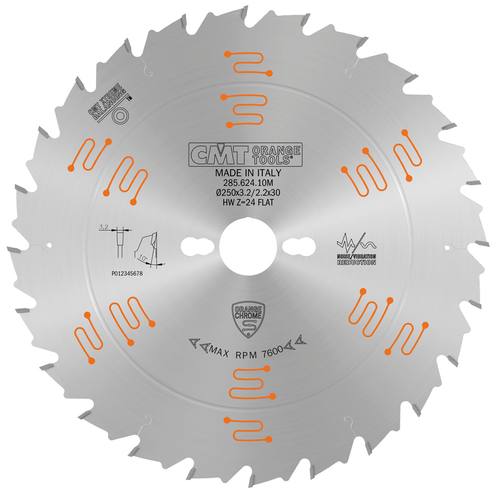 CMT Orange Tools 285.640.10M Industrial saw blades for ripping & crosscut Industrial Industrial Tools Industrial circular saw blades Woodworking Tools and accessories Ireland Maginn Machinery