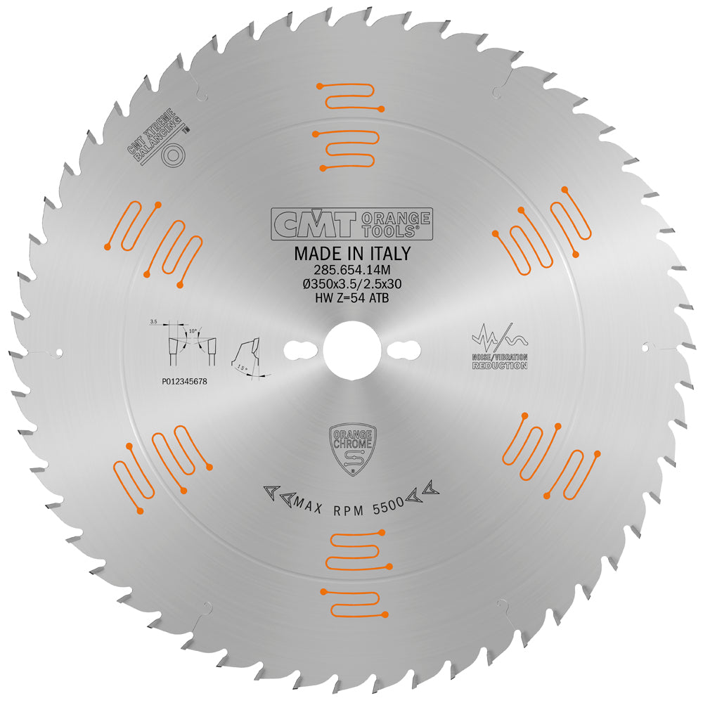 CMT Orange Tools 285.640.10M Industrial saw blades for ripping & crosscut Industrial Industrial Tools Industrial circular saw blades Woodworking Tools and accessories Ireland Maginn Machinery 02