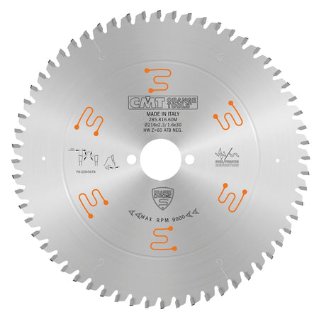 CMT Orange Tools 285.680.10M Industrial low noise and chromed saw blades Industrial Industrial Tools Industrial circular saw blades Woodworking Tools and accessories Ireland Maginn Machinery 09