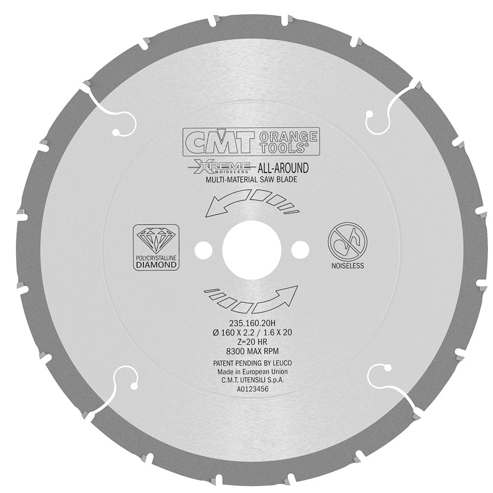 CMT Orange Tools 235.160.20H Multi-Material Saw Blades - LONG LIFE Industrial Industrial Tools Industrial circular saw blades Woodworking Tools and accessories Ireland Maginn Machinery 04