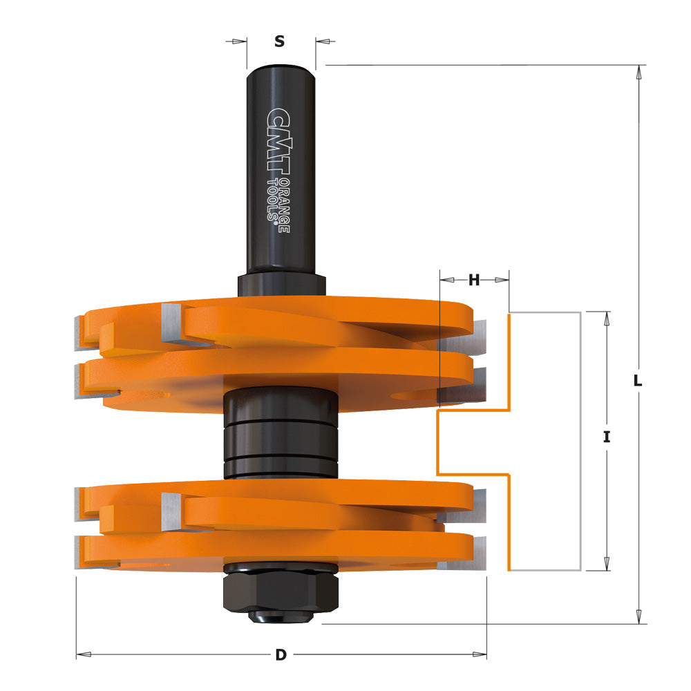 CMT Orange Tools 800.628.11 Tenon cutting router bits industrial industrial Tools Industrial router bits Woodworking Tools and accessories Ireland Maginn Machinery 02