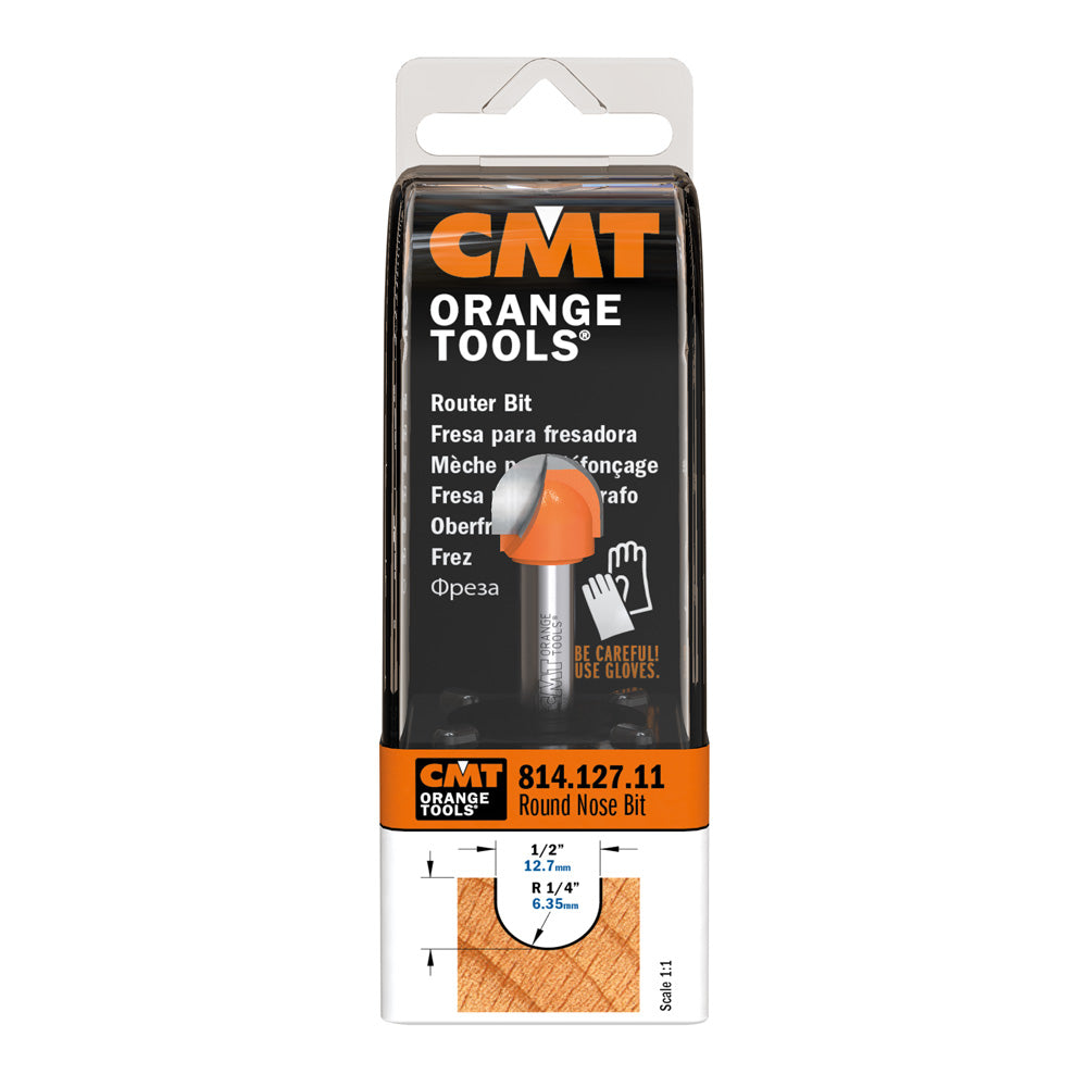 CMT Orange Tools 814.817.11 Round nose router bits industrial industrial Tools Industrial router bits Woodworking Tools and accessories Ireland Maginn Machinery 06