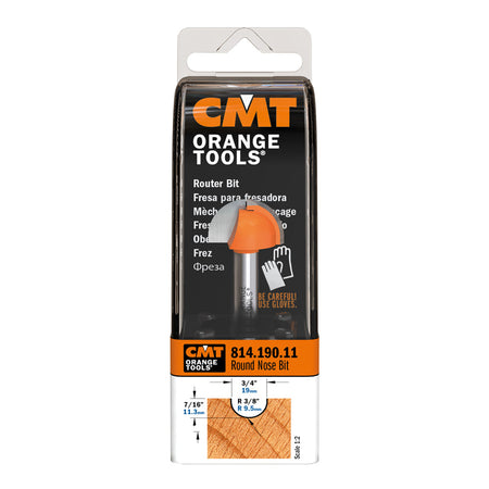 CMT Orange Tools 814.064.11 Round nose router bits industrial industrial Tools Industrial router bits Woodworking Tools and accessories Ireland Maginn Machinery 08