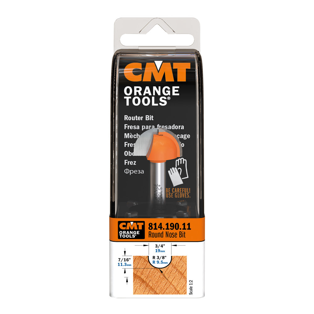CMT Orange Tools 914.221.11 Round nose router bits industrial industrial Tools Industrial router bits Woodworking Tools and accessories Ireland Maginn Machinery 08