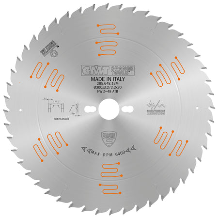 CMT Orange Tools 285.640.10M Industrial saw blades for ripping & crosscut Industrial Industrial Tools Industrial circular saw blades Woodworking Tools and accessories Ireland Maginn Machinery 03