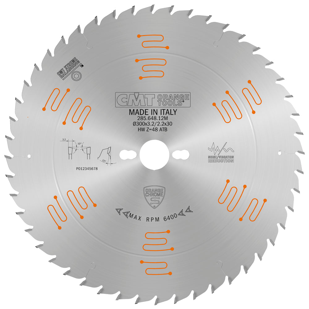 CMT Orange Tools 285.654.14M Industrial saw blades for ripping & crosscut Industrial Industrial Tools Industrial circular saw blades Woodworking Tools and accessories Ireland Maginn Machinery 03