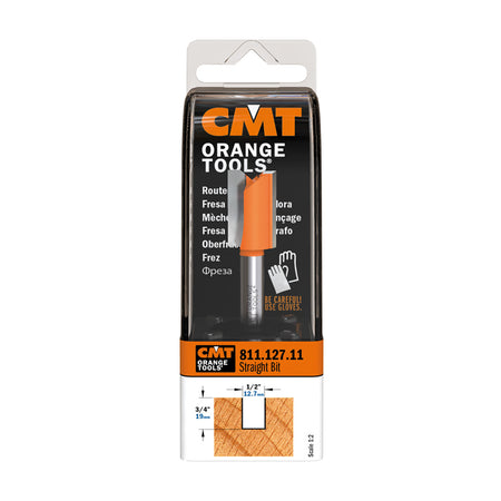 CMT Orange Tools 711.110.11 Straight router bits, short series industrial industrial Tools Industrial router bits Woodworking Tools and accessories Ireland Maginn Machinery 12