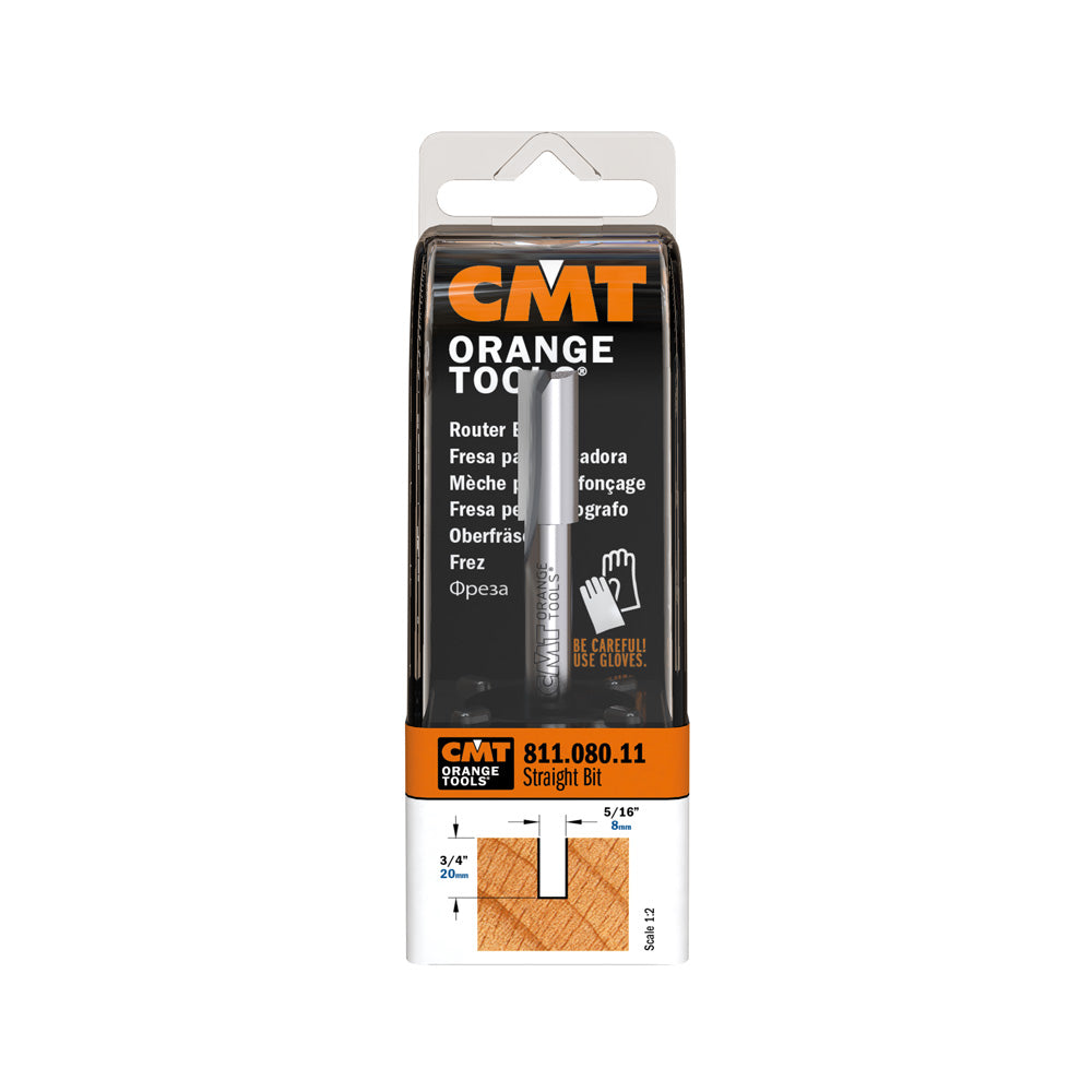 CMT Orange Tools 711.020.11 Straight router bits, short series industrial industrial Tools Industrial router bits Woodworking Tools and accessories Ireland Maginn Machinery 14