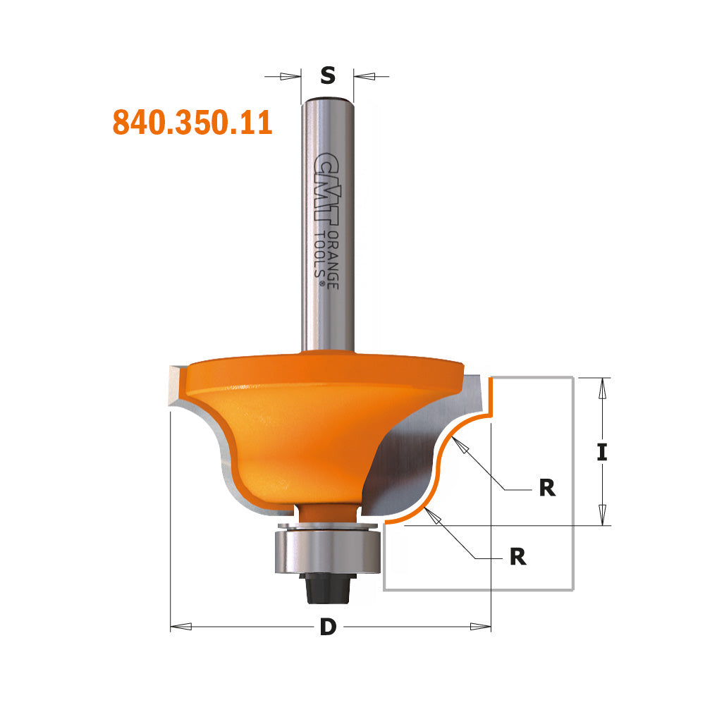CMT Orange Tools 840.270.11 Roman ogee router bits industrial industrial Tools Industrial router bits Woodworking Tools and accessories Ireland Maginn Machinery 02