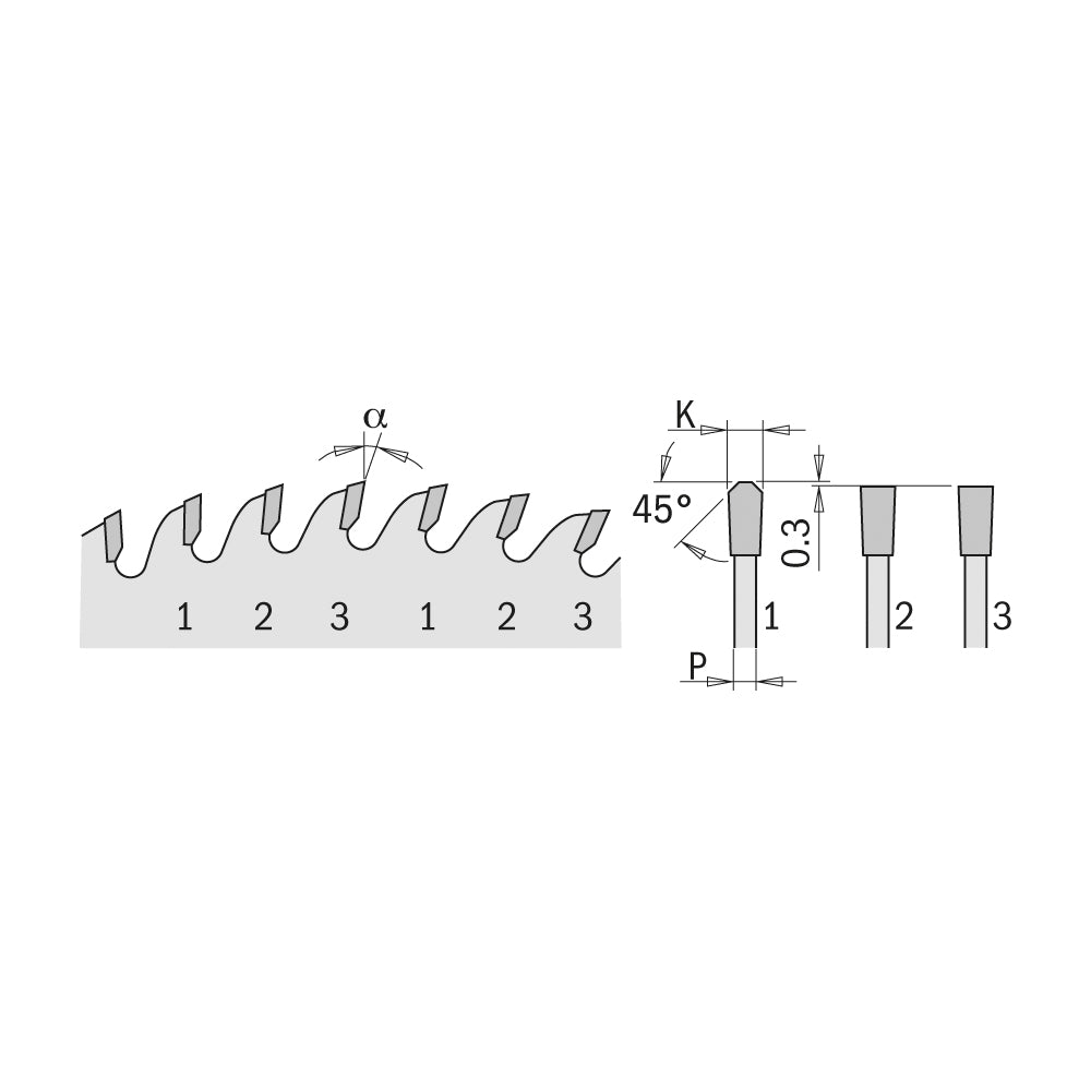 CMT Orange Tools 295.078.10M XTreme Laminated and Chipboard - Long life sharpening- POSITIVE Industrial Industrial Tools Industrial circular saw blades Woodworking Tools and accessories Ireland Maginn Machinery 03