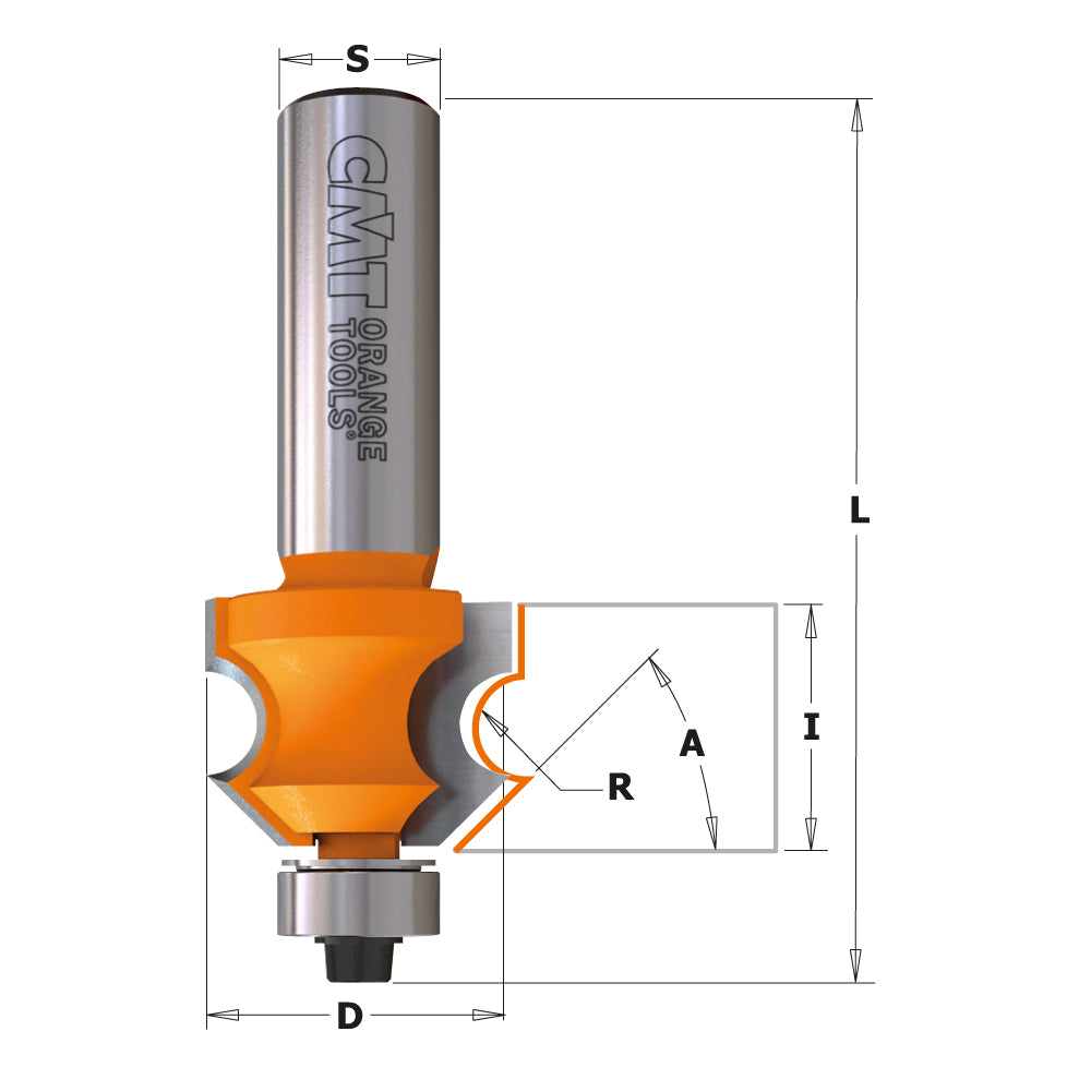 CMT Orange Tools 861.601.11 Paneling router bits industrial industrial Tools Industrial router bits Woodworking Tools and accessories Ireland Maginn Machinery 02