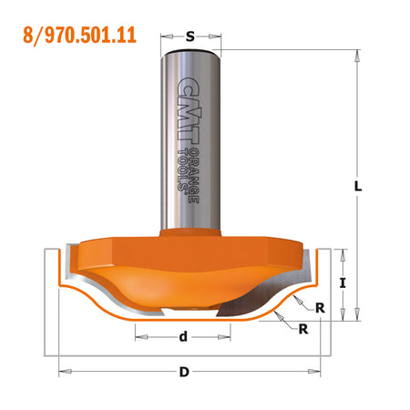 CMT Orange Tools 870.101.11 Stile & Panel Router Bits for MDF industrial industrial Tools Industrial router bits Woodworking Tools and accessories Ireland Maginn Machinery 03