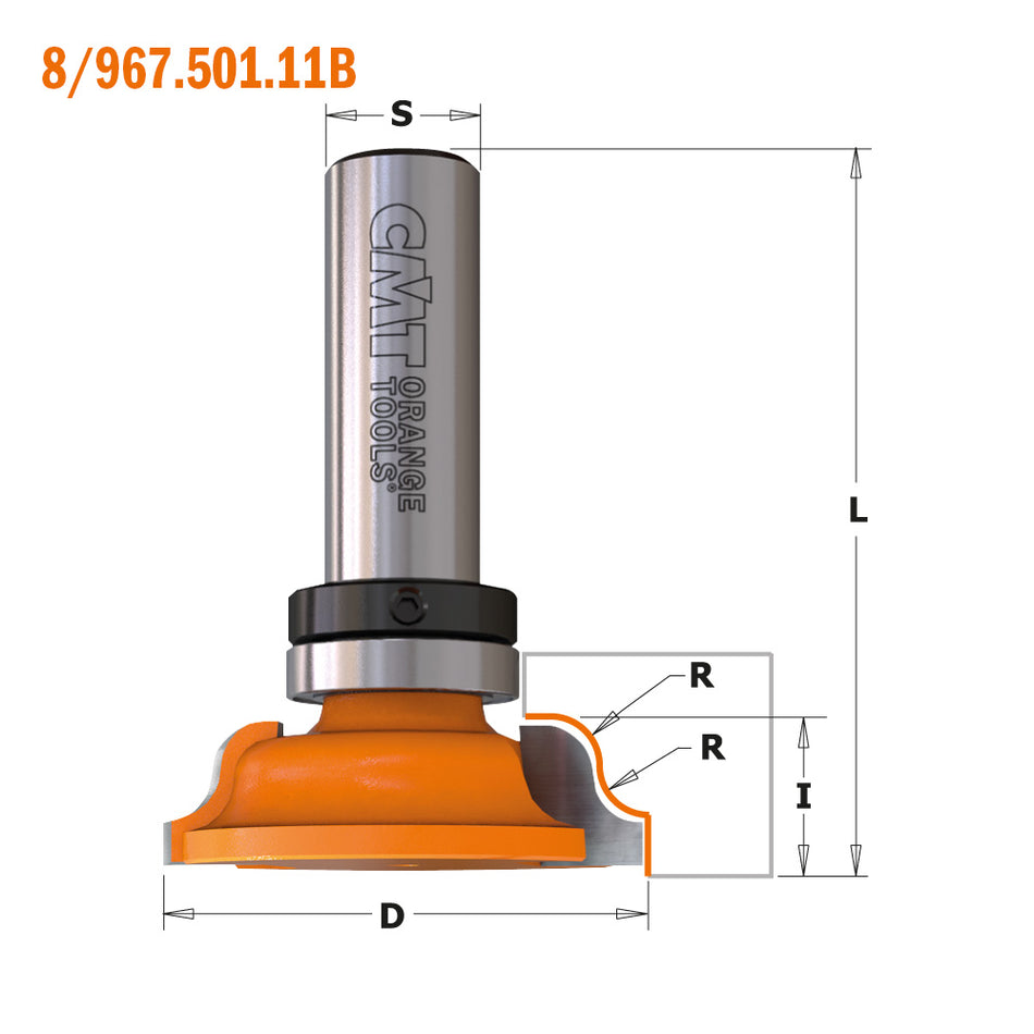 CMT Orange Tools 967.001.11B Moulding Bits industrial industrial Tools Industrial router bits Woodworking Tools and accessories Ireland Maginn Machinery 02