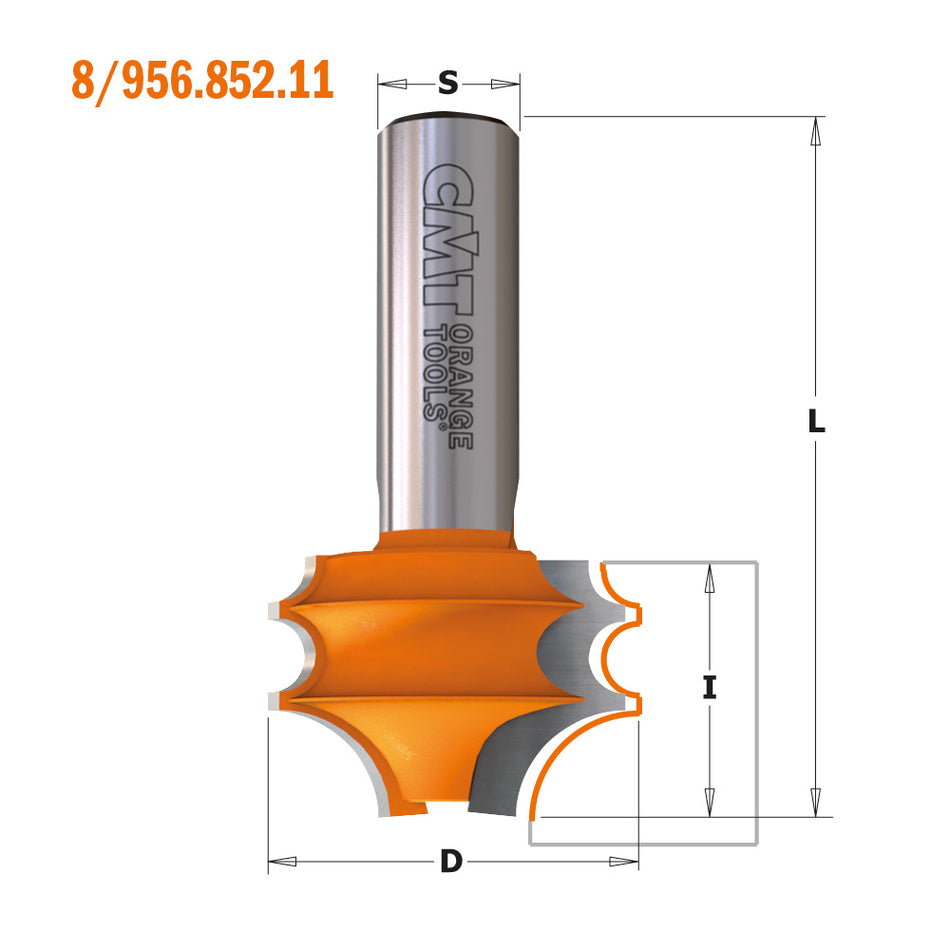 CMT Orange Tools 956.851.11 CMT Moulding System industrial industrial Tools Industrial router bits Woodworking Tools and accessories Ireland Maginn Machinery 02