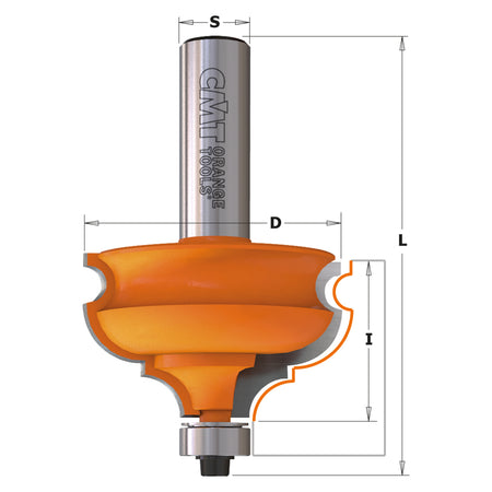 CMT Orange Tools 956.501.11 Moulding Bits industrial industrial Tools Industrial router bits Woodworking Tools and accessories Ireland Maginn Machinery 02