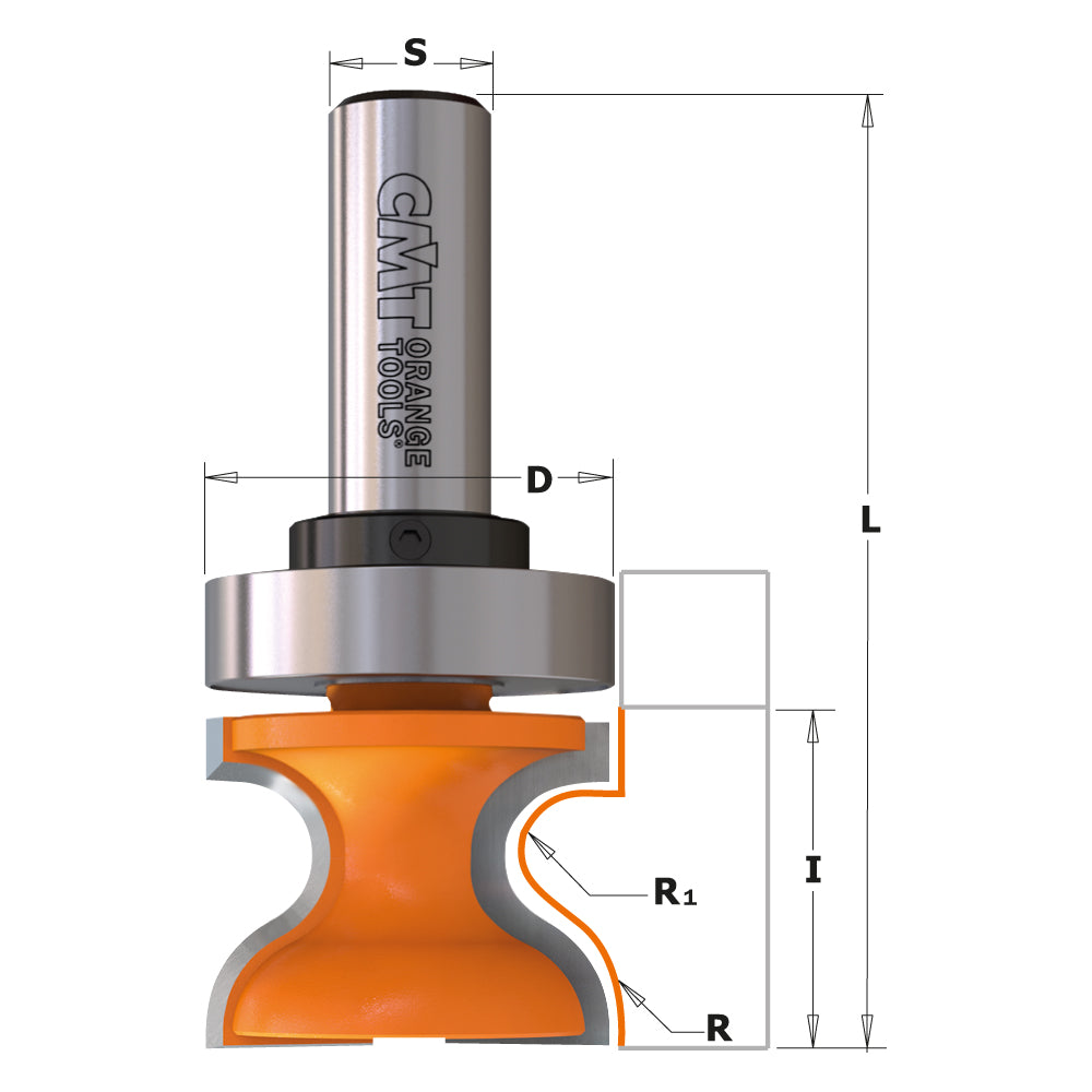 CMT Orange Tools 855.804.11B Window Sill & Finger Bits industrial industrial Tools Industrial router bits Woodworking Tools and accessories Ireland Maginn Machinery 02