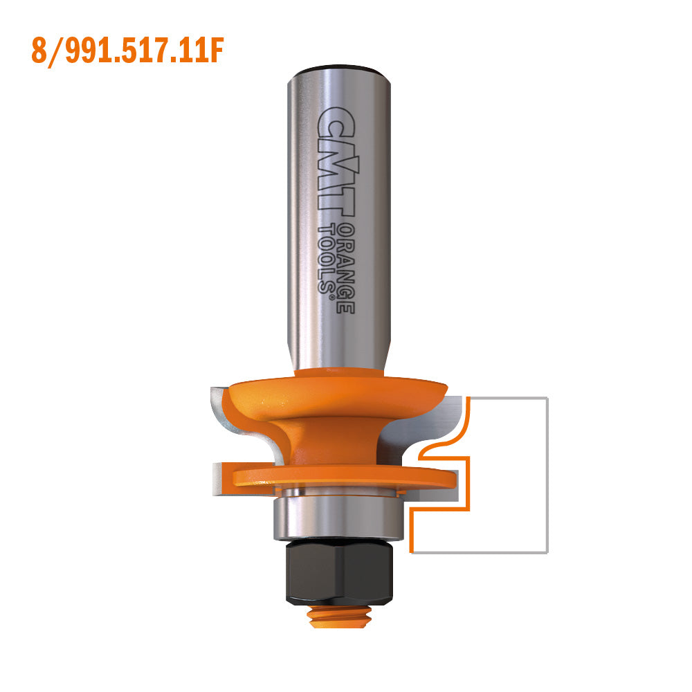 CMT Orange Tools 891.517.11 Junior Ogee Rail & Stile Set industrial industrial Tools Industrial router bits Woodworking Tools and accessories Ireland Maginn Machinery 03