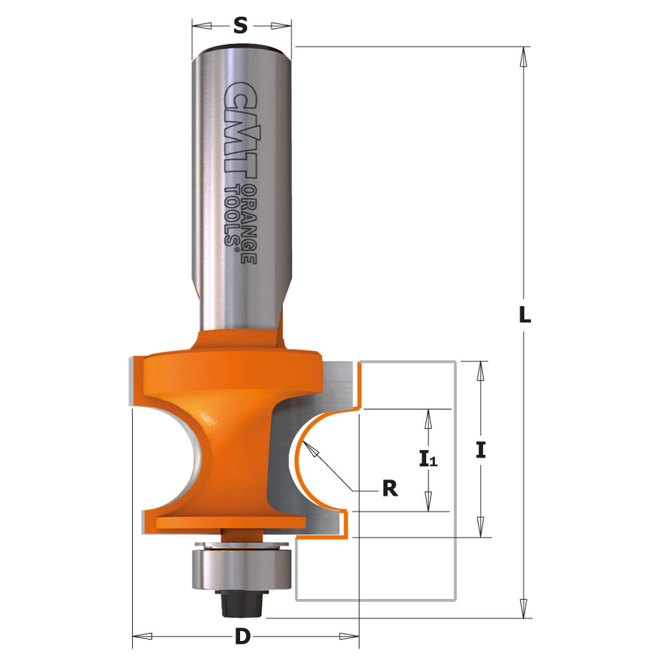 CMT Orange Tools 961.048.11 Corner Beading Bits industrial industrial Tools Industrial router bits Woodworking Tools and accessories Ireland Maginn Machinery 02