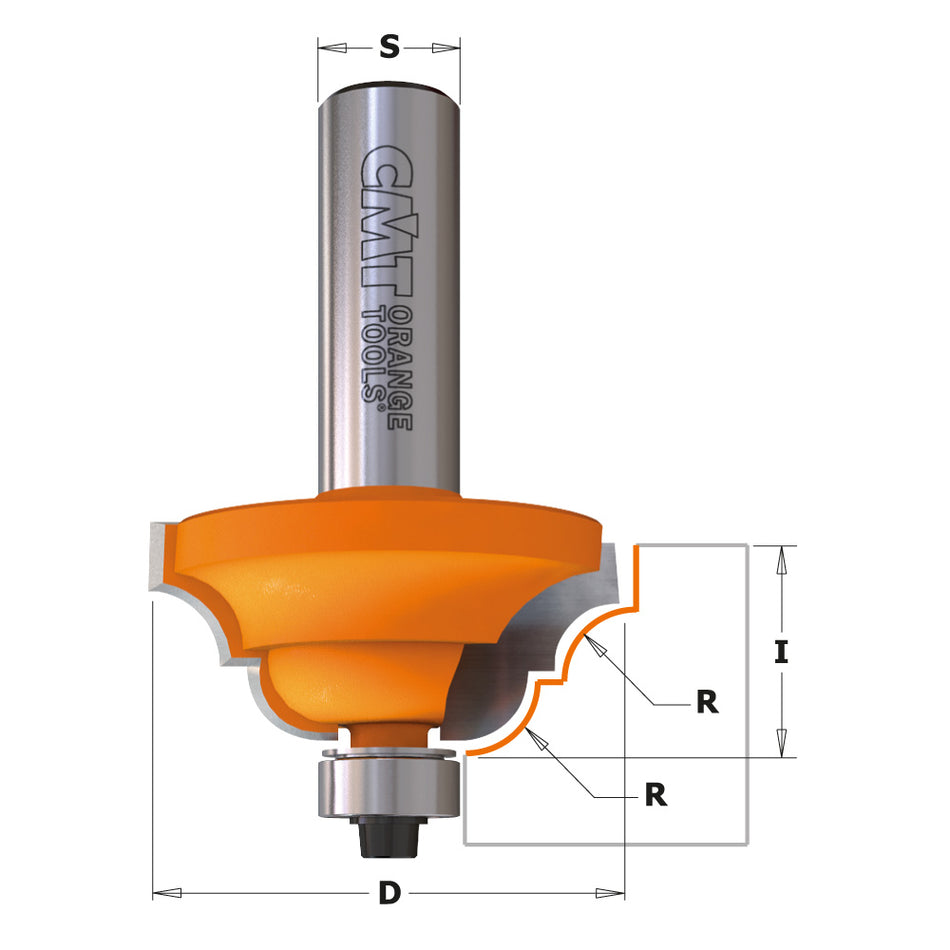 CMT Orange Tools 741.380.11 Roman ogee router bits industrial industrial Tools Industrial router bits Woodworking Tools and accessories Ireland Maginn Machinery 02