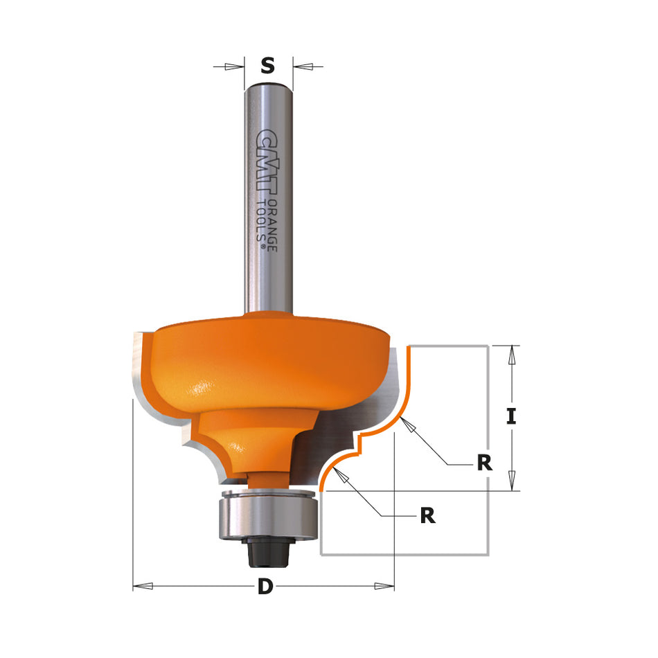 CMT Orange Tools 744.350.11 Classical Ogee Bits industrial industrial Tools Industrial router bits Woodworking Tools and accessories Ireland Maginn Machinery 02