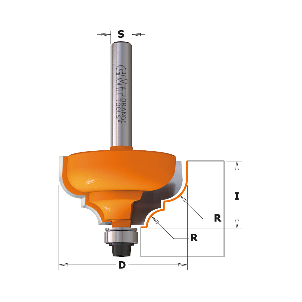 CMT Orange Tools 945.787.11 Classical Ogee Bits industrial industrial Tools Industrial router bits Woodworking Tools and accessories Ireland Maginn Machinery 02