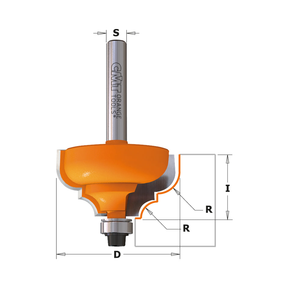 CMT Orange Tools 845.287.11 Classical Ogee Bits industrial industrial Tools Industrial router bits Woodworking Tools and accessories Ireland Maginn Machinery 02