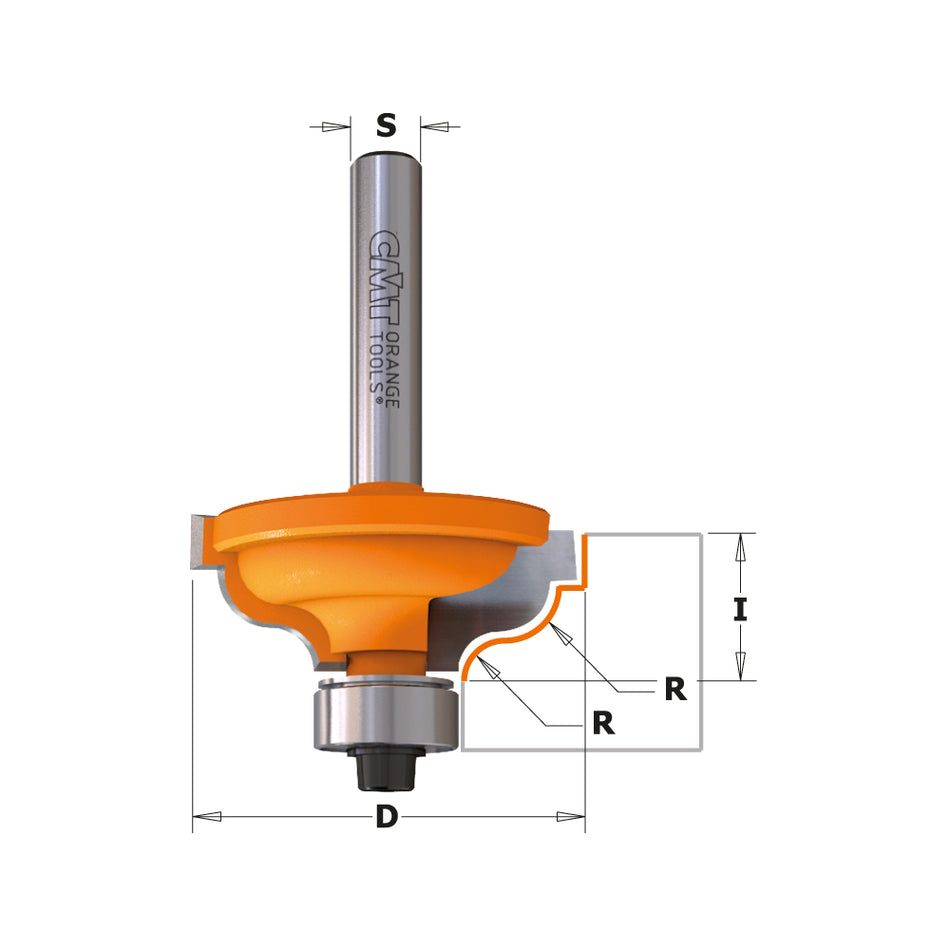 CMT Orange Tools 946.325.11 Ogee with Fillet Bits industrial industrial Tools Industrial router bits Woodworking Tools and accessories Ireland Maginn Machinery 02