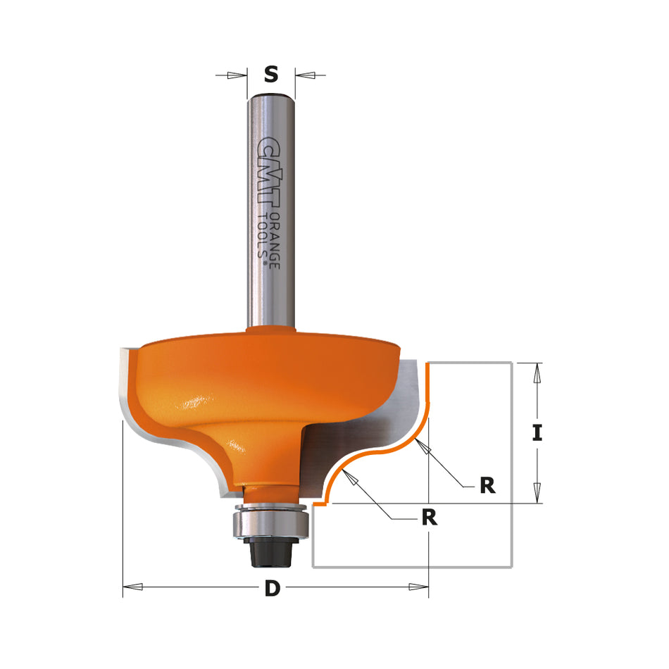 CMT Orange Tools 860.064.11 Ogee Bits industrial industrial Tools Industrial router bits Woodworking Tools and accessories Ireland Maginn Machinery 02