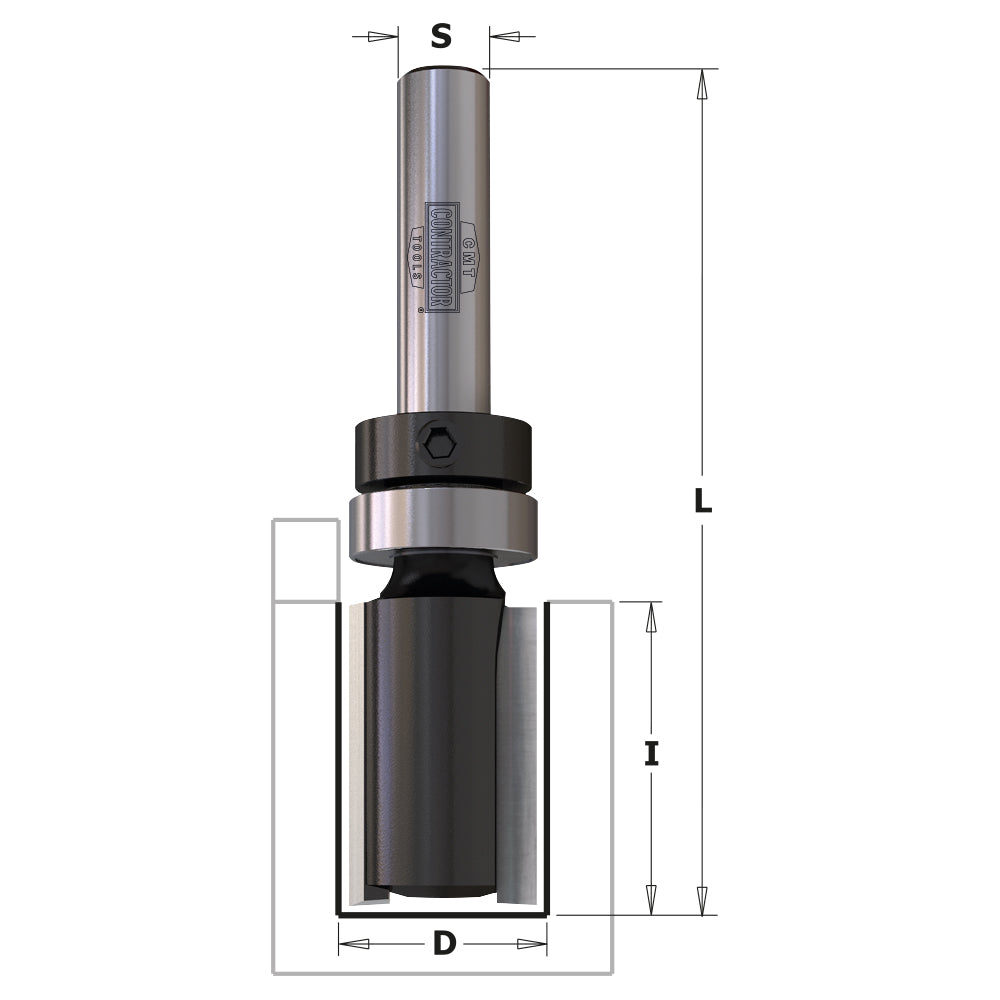 CMT Orange Tools K911-160B Pattern Bits Hardware Hardware Tools Contractor router bits Woodworking Tools and accessories Ireland Maginn Machinery 02